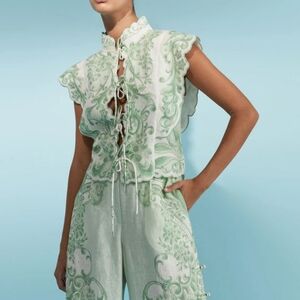 Antipodean Willow Scallop Edge Top